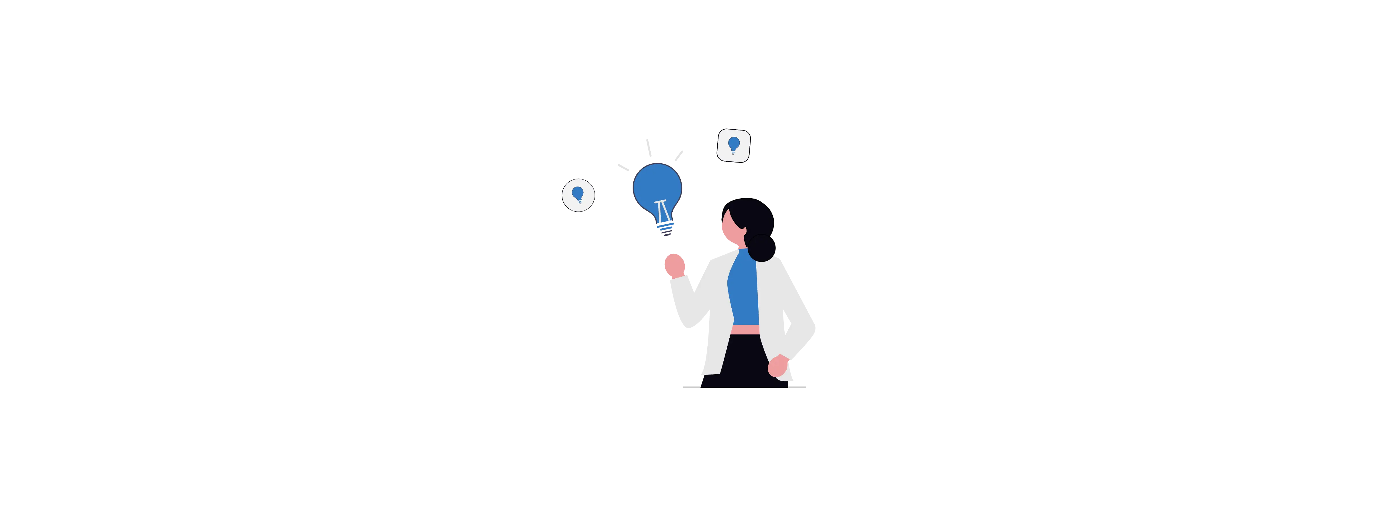 Illustration einer Glühbirne